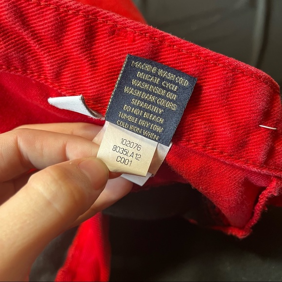 Marithe Francois Girbaud red jeans size 40 - Picture 6 of 9